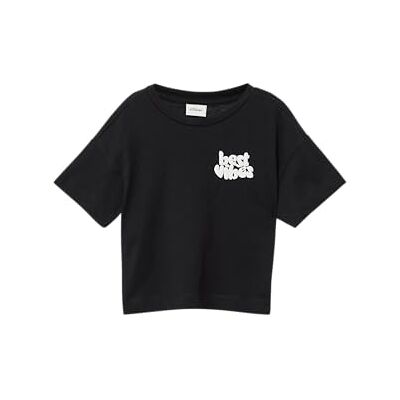 2169924.9999.128/134 T-shirt w stylu bokserskim z nadrukiem z przodu, czarny, 128-134 2169924.9999.128/134 T-shirt w stylu bokserskim z nadrukiem z przodu, czarny, 128-134