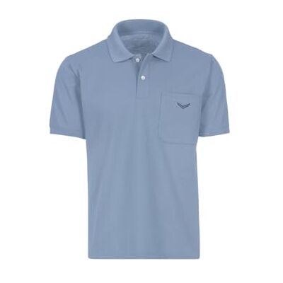 527602 Trigema Koszulka polo z kieszenią na piersi dla kobiet – koszulka polo wysokiej jakości Deluxe Piqué Regular Fit 627605, Pearl-Blue, XXL 527602 Trigema Koszulka polo z kieszenią na piersi dla kobiet – koszulka polo wysokiej jakości Deluxe Piqué Regular Fit 627605, Pearl-Blue, XXL