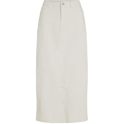 14103162-4655656 Vila Vinus Hw Midi Denim Skirt/Pb, Cloud Dancer, XS 14103162-4655656 Vila Vinus Hw Midi Denim Skirt/Pb, Cloud Dancer, XS