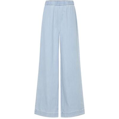 17156329-4698864 PIECES Pcsmidi Hw Wide Leg Pants Mpa, jasnoniebieski (light blue denim), M 17156329-4698864 PIECES Pcsmidi Hw Wide Leg Pants Mpa, jasnoniebieski (light blue denim), M