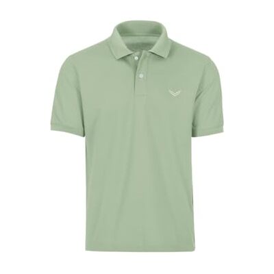 527601 TRIGEMA Damska koszulka polo z listwą guzikową jakość Deluxe Piqué pół rękaw , zielony (Green Tea), S 527601 TRIGEMA Damska koszulka polo z listwą guzikową jakość Deluxe Piqué pół rękaw , zielony (Green Tea), S