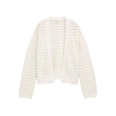 1045620 TOM TAILOR Denim Damski kardigan , 10332-biały, S, 10332 Off White, S 1045620 TOM TAILOR Denim Damski kardigan , 10332-biały, S, 10332 Off White, S