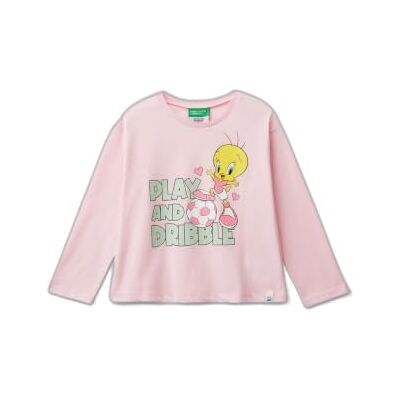 3ATNG10HG United Colors of Benetton T-shirty dziewczęce, Różowy, 1 anno 3ATNG10HG United Colors of Benetton T-shirty dziewczęce, Różowy, 1 anno