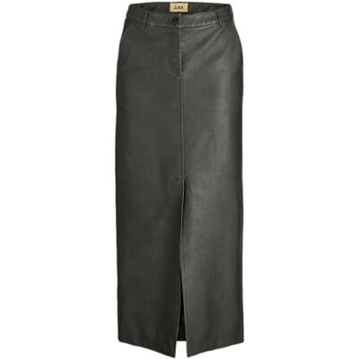 12262132 Jack & Jones JXMADDY REG Long MW spódnica poliuretanowa OTW, Czarny/szczegóły: zrub off, XS 12262132 Jack & Jones JXMADDY REG Long MW spódnica poliuretanowa OTW, Czarny/szczegóły: zrub off, XS