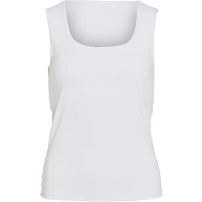 14089092 Vila Damski tank top Vikenza O-Neck S/L, Optyczny Snow, XS 14089092 Vila Damski tank top Vikenza O-Neck S/L, Optyczny Snow, XS