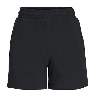 12231608 JACK&JONES Women's JXALFA HW REG SWT SN szorty, czarne, L, czarny, L 12231608 JACK&JONES Women's JXALFA HW REG SWT SN szorty, czarne, L, czarny, L