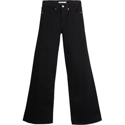 001PZ Levi's Damskie dżinsy 318 Shaping Wide Leg, Soft Black, 30W / 34L 001PZ Levi's Damskie dżinsy 318 Shaping Wide Leg, Soft Black, 30W / 34L