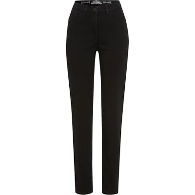 10-6900_10929320 Raphaela by Brax Damskie dżinsy Patti Straight Invisible Shape, New Authentic Denim, Slim Jeans, czarny, 27W / 32L 10-6900_10929320 Raphaela by Brax Damskie dżinsy Patti Straight Invisible Shape, New Authentic Denim, Slim Jeans, czarny, 27W / 32L
