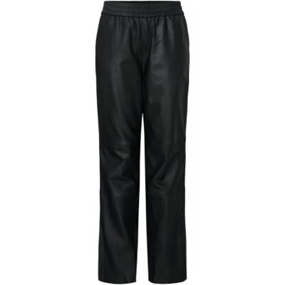 26038927-4868519 Y.A.S Yassophie Hw Leather Pants Noos, czarny, L 26038927-4868519 Y.A.S Yassophie Hw Leather Pants Noos, czarny, L