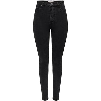 15315352 ONLY Onlrose Hw Skinny DNM Gua256 Noos, Washed Black, (XS) W / 34L 15315352 ONLY Onlrose Hw Skinny DNM Gua256 Noos, Washed Black, (XS) W / 34L