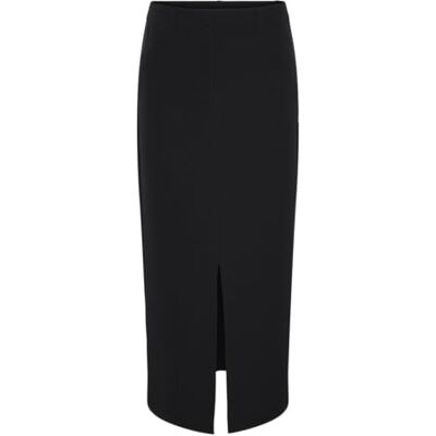 17151441 PIECES Damska spódnica Pcbozzy Hw Ankle Skirt Noos Exp Bc Rock, czarny, M 17151441 PIECES Damska spódnica Pcbozzy Hw Ankle Skirt Noos Exp Bc Rock, czarny, M