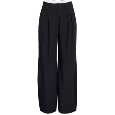 12280127-4787831 JACK & JONES Jxbillie RLX Pleated Hw Pant PNT damskie, czarny, L 12280127-4787831 JACK & JONES Jxbillie RLX Pleated Hw Pant PNT damskie, czarny, L