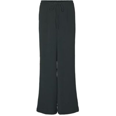 10319846 VERO MODA VMALVA H/W Wide Pant WVN GA, zielony, M 10319846 VERO MODA VMALVA H/W Wide Pant WVN GA, zielony, M