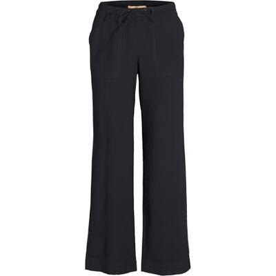 12261759 Jack & Jones JXLINA stringi MW Pant PNT, czarny, XS 12261759 Jack & Jones JXLINA stringi MW Pant PNT, czarny, XS