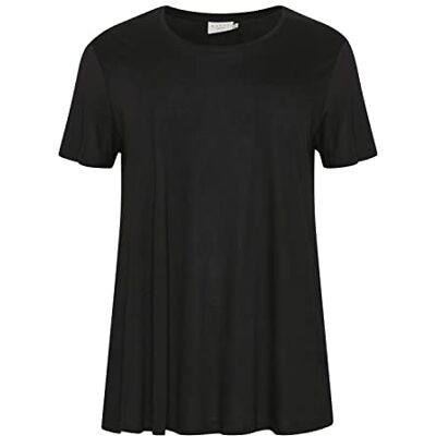 KCF0052002000001 KAFFE CURVE T-shirt KCaneli, Black Deep, S KCF0052002000001 KAFFE CURVE T-shirt KCaneli, Black Deep, S