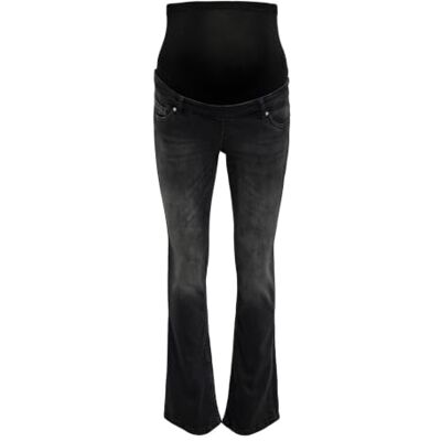 15350946-4780837 ONLY MATERNITY Olmblush Mid Waist Flared DNM Box Noos, Washed Black, XS / 32L 15350946-4780837 ONLY MATERNITY Olmblush Mid Waist Flared DNM Box Noos, Washed Black, XS / 32L