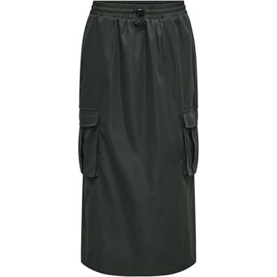 15312992 ONLY Onlcashi Cargo Long Skirt WVN Noos Cargo spódnica cargo, raven, M 15312992 ONLY Onlcashi Cargo Long Skirt WVN Noos Cargo spódnica cargo, raven, M