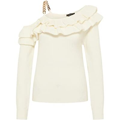 11025372-NA01 NAEMI Damski sweter z dzianiny , biały, XL/XXL, biały, XL-XXL 11025372-NA01 NAEMI Damski sweter z dzianiny , biały, XL/XXL, biały, XL-XXL