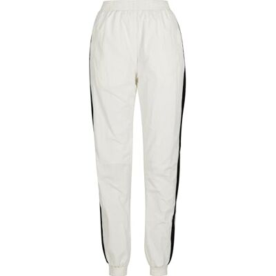 TB2661-00224 Urban Classics Spodnie dresowe damskie w paski Crinkle Track Pants, White/black, 4XL TB2661-00224 Urban Classics Spodnie dresowe damskie w paski Crinkle Track Pants, White/black, 4XL