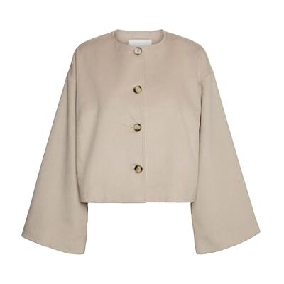 10310010 VERO MODA Vmlili Ls Short Jacket VMA krótka kurtka, silver mink, L 10310010 VERO MODA Vmlili Ls Short Jacket VMA krótka kurtka, silver mink, L