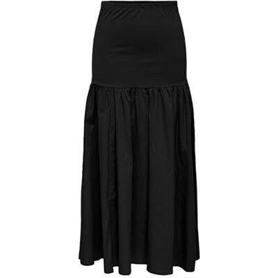 15346848-4792990 ONLY Onlemme Maxi Skirt JRS, czarny, M 15346848-4792990 ONLY Onlemme Maxi Skirt JRS, czarny, M