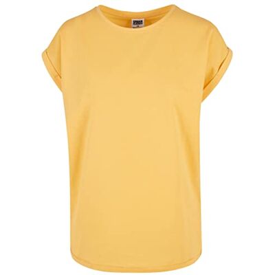 TB771 Urban Classics Ladies Extended Shoulder Tee Koszulka Kobiety, żółty, S TB771 Urban Classics Ladies Extended Shoulder Tee Koszulka Kobiety, żółty, S