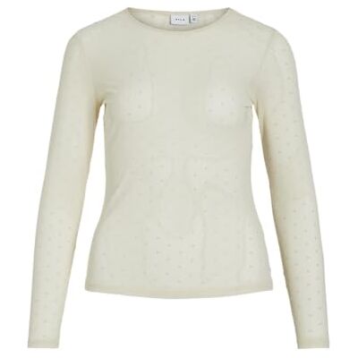 14103558-4665261 Vimessana Dot O-Neck L/S Top/Pb, brzoza, S 14103558-4665261 Vimessana Dot O-Neck L/S Top/Pb, brzoza, S