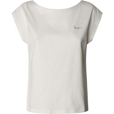 PL506117 Pepe Jeans Koszulka damska Alice, Biały (biały), S PL506117 Pepe Jeans Koszulka damska Alice, Biały (biały), S