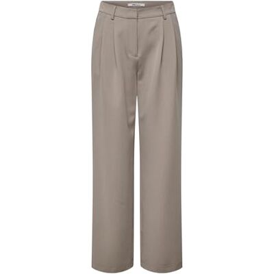 15304707-4716687 Onlhattie Hw Pleat Mel STR Pant Tlr, taupe Gray, 46W / 32L 15304707-4716687 Onlhattie Hw Pleat Mel STR Pant Tlr, taupe Gray, 46W / 32L