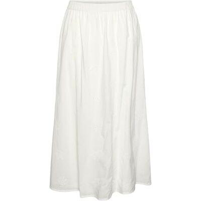 17150370 PIECES Damska spódnica Pckilli Hw Long Skirt, Cloud Dancer, M 17150370 PIECES Damska spódnica Pckilli Hw Long Skirt, Cloud Dancer, M