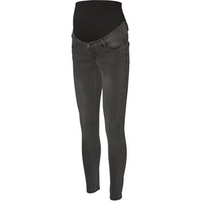 20017299 MAMALICIOUS Spodnie, Jeansy Damskie, Dark Grey Denim, L 20017299 MAMALICIOUS Spodnie, Jeansy Damskie, Dark Grey Denim, L