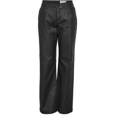 27034463-4798467 NOISY MAY Nmyolanda Nw Wide Leg Coated Denim Noos, czarny, L / 32L 27034463-4798467 NOISY MAY Nmyolanda Nw Wide Leg Coated Denim Noos, czarny, L / 32L