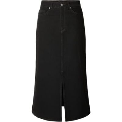 16091280 SELECTED FEMME Slfkrista-Gerda Hw Blck DNM Max Ski Noos, czarny denim, 38 16091280 SELECTED FEMME Slfkrista-Gerda Hw Blck DNM Max Ski Noos, czarny denim, 38
