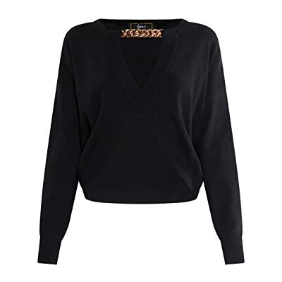 11025358-PA01 paino Damski sweter z dzianiny , czarny, XL/XXL, czarny, XL-XXL 11025358-PA01 paino Damski sweter z dzianiny , czarny, XL/XXL, czarny, XL-XXL