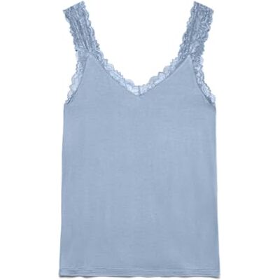 10287348-5016586 VERO MODA Damska koszulka Vmrosa SL JRS Noos, kaszmirowy niebieski, M 10287348-5016586 VERO MODA Damska koszulka Vmrosa SL JRS Noos, kaszmirowy niebieski, M