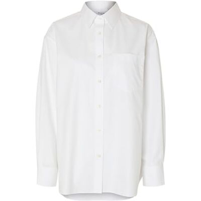 16098134-4777953 SELECTED FEMME Damska koszulka Slfest Ls Oversize Noos, Bright White, 38 16098134-4777953 SELECTED FEMME Damska koszulka Slfest Ls Oversize Noos, Bright White, 38