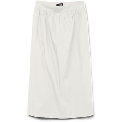10331017-4798235 VERO MODA Vmcharlotte Hw Ankle Skirt damski WVN Ga, Snow White, M 10331017-4798235 VERO MODA Vmcharlotte Hw Ankle Skirt damski WVN Ga, Snow White, M