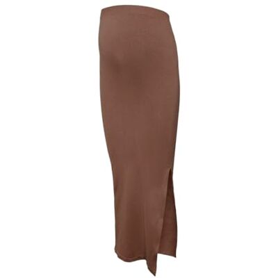 20020711 MAMALICIOUS Damska spódnica Mlalanis Seamless Al Rib Skirt Hw Noos, Pinecone, L-XL 20020711 MAMALICIOUS Damska spódnica Mlalanis Seamless Al Rib Skirt Hw Noos, Pinecone, L-XL