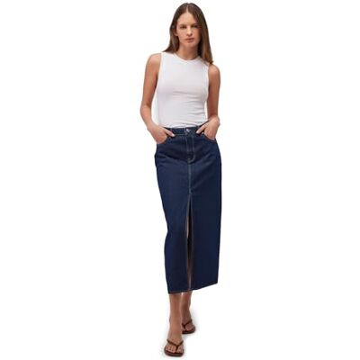 M1310415-88262 Mavi Manhattan damska spódnica dżinsowa, Rinse Denim, M, Rinse Denim, M M1310415-88262 Mavi Manhattan damska spódnica dżinsowa, Rinse Denim, M, Rinse Denim, M