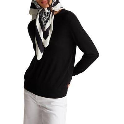 1ZRED10CP United Colors of Benetton sweter damski, czarne, M 1ZRED10CP United Colors of Benetton sweter damski, czarne, M