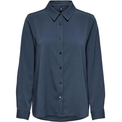 15357470-4855178 ONLY Onlnova Life Vis L/S New Grace Shirt, niebieskie cienie, XL damskie, Niebieski cień, XL 15357470-4855178 ONLY Onlnova Life Vis L/S New Grace Shirt, niebieskie cienie, XL damskie, Niebieski cień, XL