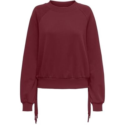 15355912-4892107 ONLY Onljett L/S O-Neck EMB Box Swt, Cabernet, M damskie, Cabernet, M 15355912-4892107 ONLY Onljett L/S O-Neck EMB Box Swt, Cabernet, M damskie, Cabernet, M