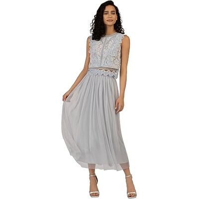 57178 ApartFashion Damski top koronkowy czarny, Jasnoniebieski nude, 44 57178 ApartFashion Damski top koronkowy czarny, Jasnoniebieski nude, 44
