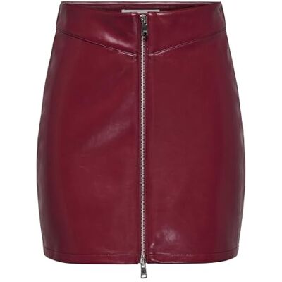15346888-4738637 ONLY Onlkamilla Patent Skirt CC OTW, Ruby Wine, M 15346888-4738637 ONLY Onlkamilla Patent Skirt CC OTW, Ruby Wine, M