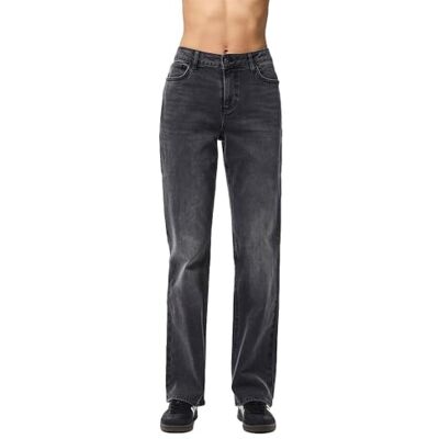 17158773-4789731 PIECES Damskie dżinsy Pckelly Mw Straight New Dg Noos Bc, Dark Grey Denim, 27W / 30L 17158773-4789731 PIECES Damskie dżinsy Pckelly Mw Straight New Dg Noos Bc, Dark Grey Denim, 27W / 30L