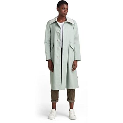 D21009-A501-C959 G-STAR RAW Damskie kurtki trencz Rider, Niebieski (Iceberg Green ), L D21009-A501-C959 G-STAR RAW Damskie kurtki trencz Rider, Niebieski (Iceberg Green ), L