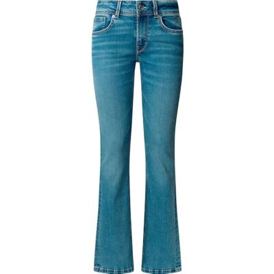 PL204736XW3200028 Pepe Jeans Dżinsy damskie Flare Lw, Niebieski (Denim Xw3), 28W / 32L PL204736XW3200028 Pepe Jeans Dżinsy damskie Flare Lw, Niebieski (Denim Xw3), 28W / 32L