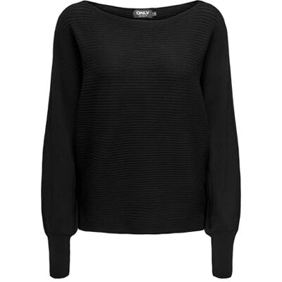 15226298-3576768 ONLY Dzianinowy sweter ONLADALINE Knitted Pullover, Czarny (Black), S 15226298-3576768 ONLY Dzianinowy sweter ONLADALINE Knitted Pullover, Czarny (Black), S