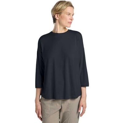 A64030_T0029 Jack Wolfskin Travel 3/4 T W, Dark Navy Heather, L A64030_T0029 Jack Wolfskin Travel 3/4 T W, Dark Navy Heather, L