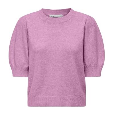 15318551-4583280 ONLY Onlrica Life 2/4 sweter z dzianiny Knt Noos, pastelowa lawenda, rozmiar S damski, Pastel lawendowy, S 15318551-4583280 ONLY Onlrica Life 2/4 sweter z dzianiny Knt Noos, pastelowa lawenda, rozmiar S damski, Pastel lawendowy, S